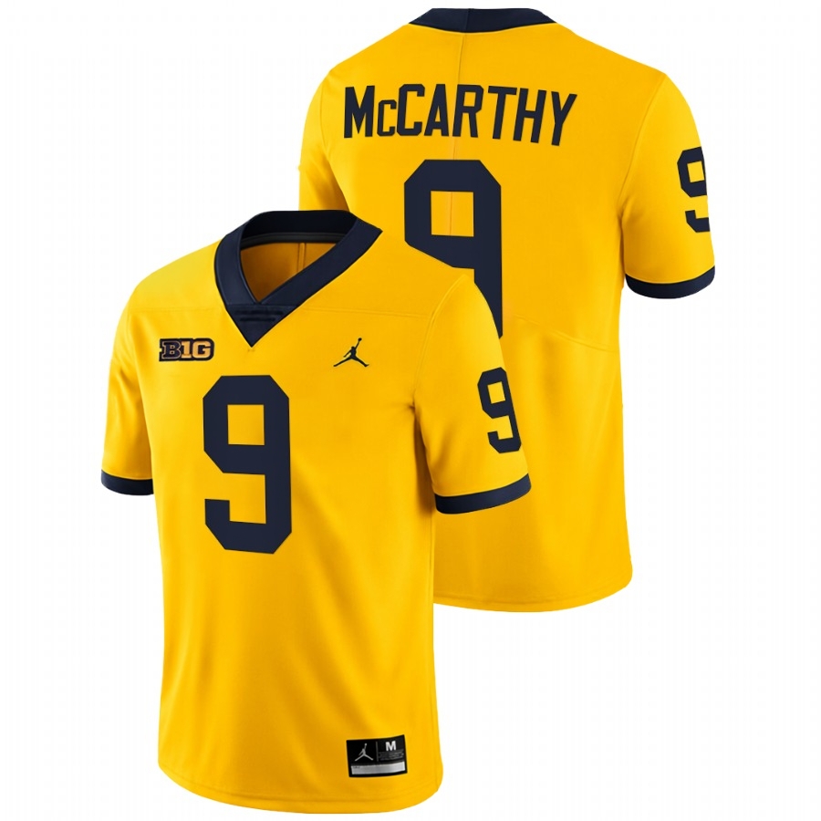 Michigan Wolverines Men's NCAA J.J. McCarthy #9 Maize Limited College Football Jersey BTG2549VK